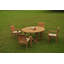 Perine Outdoor 5 - Piece Teak Dining Set-478319423