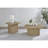 Square Plinth End Table