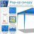  10' x 10' Pop up Canopy, UV and Rain Resistant Canopy -98904076