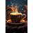 Coffee Trance | Kitchen Food Framed Canvas for Home Decor
