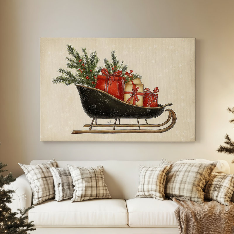 Toile tendue de qualité supérieure Yule at Dawn, H 12 po x l 18 po