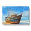 Boat Wreck On The Beach - Wrapped Canvas-61847989