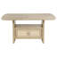 Ensemble de table de salle à manger en bois L 72 po x l 42 po - beige - hauteur comptoir - 1 pièce