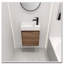 Meuble-lavabo flottant avec base simple pré-assemblée