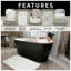 Luxury Zero Twist Bath Mat Set 2 Piece Plush Microfiber Bathroom Rug & Pedestal Mat Non Slip Absorbent Washable-401884391