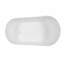 Baignoire autoportante ovale 52 po Kingston-57475210