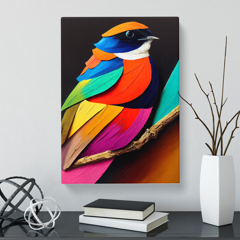 Shalisa Swallow Bird Painting Vol.2 - Wrapped Canvas, 50cm H x 35cm W