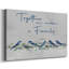 Toile tendue avec galerie Bluebird Family-112383096