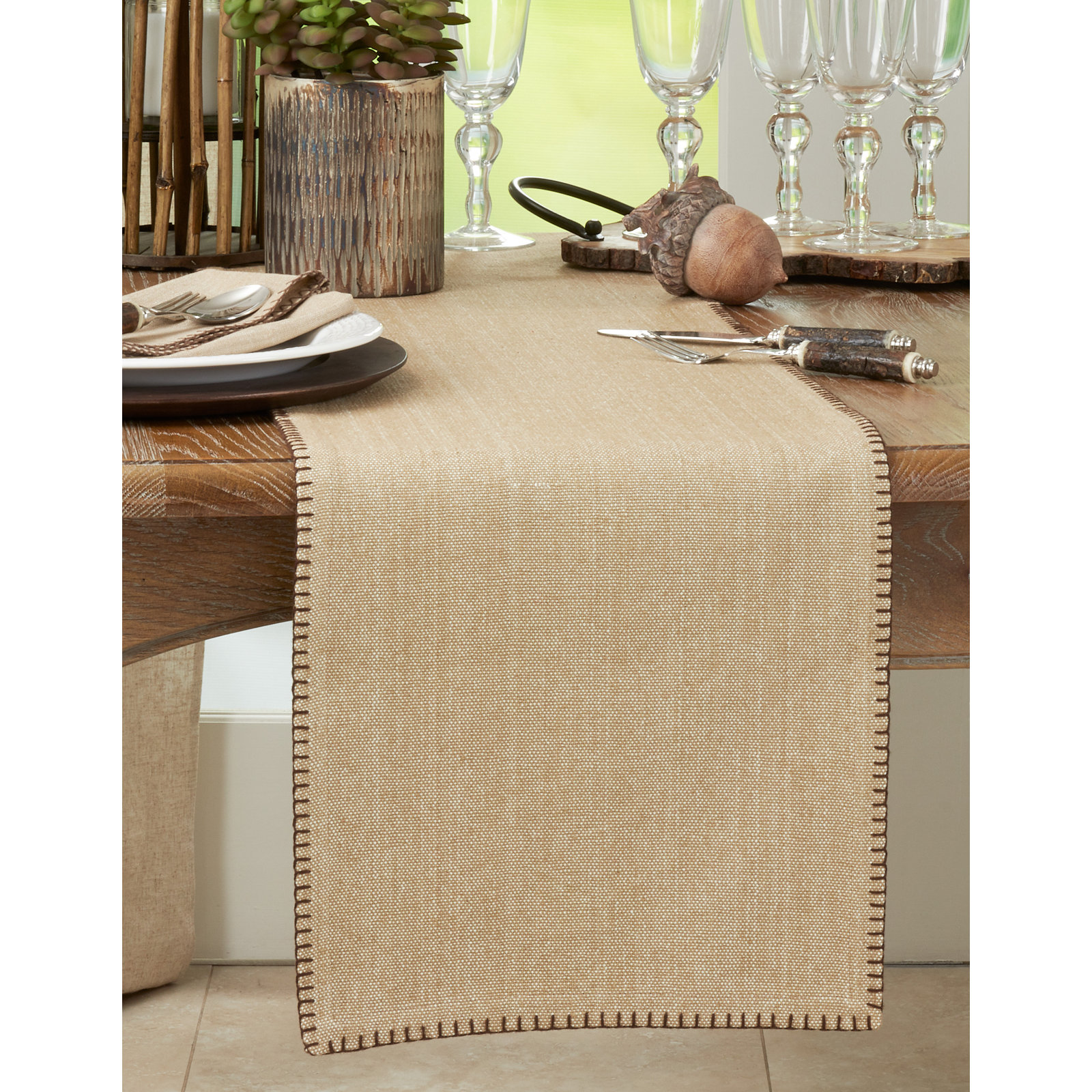Ivara Table Runner, Natural