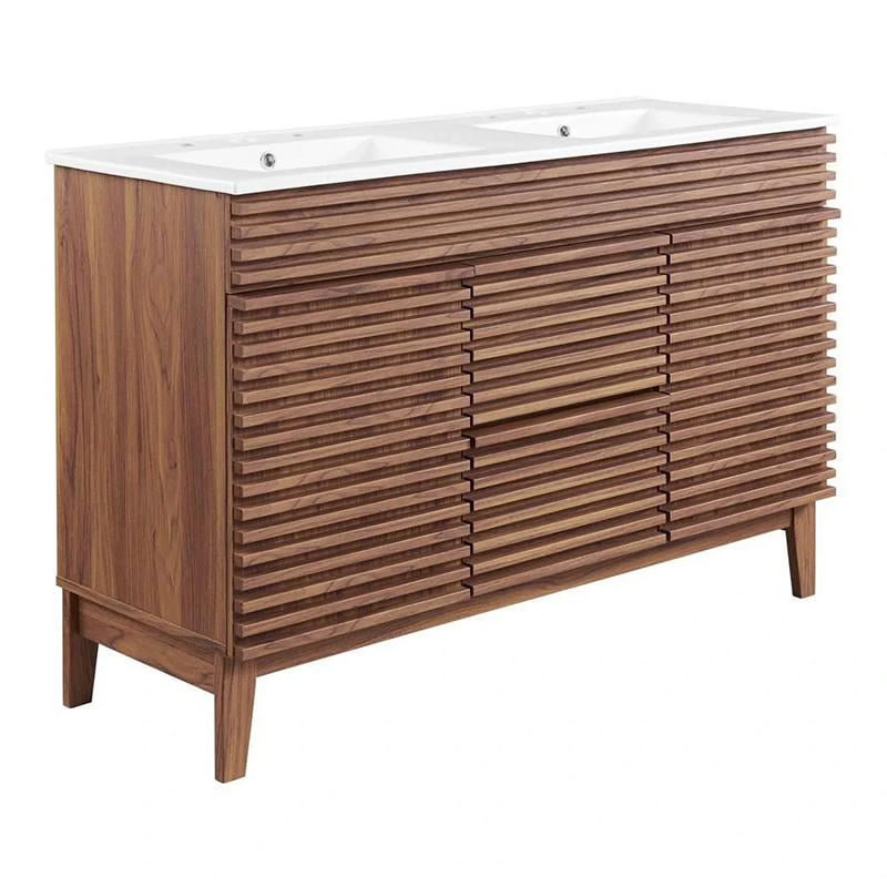 Meuble-lavabo double 48 po Render