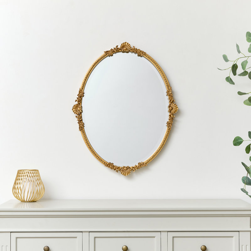 Metal Oval Mirror