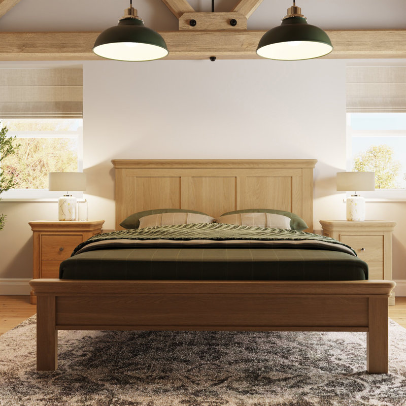 Joulon Solid Wood Storage Bed, Kingsize (5')
