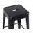 24 Inch Counter Height Stool, Backless Metal Bar Stools Set Of 2, Non-Stackable, Detachable & Easy Assembly, Space-Saving Design For Kitchen Island/Bar/Café/Dining Room-355308642