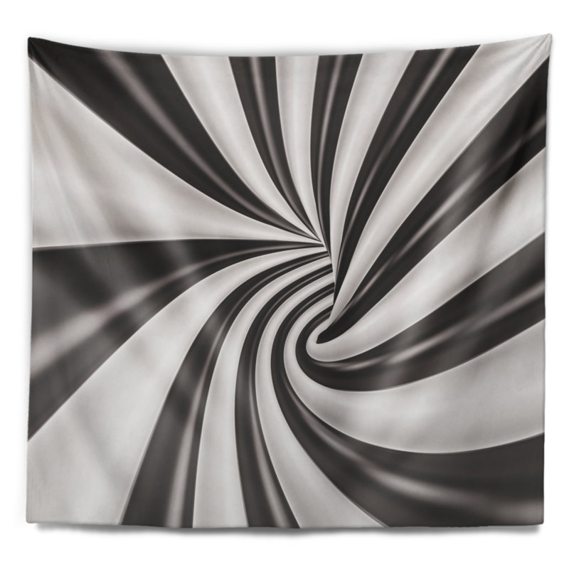 Tapisserie Fractal, H 78 po x l 92 po