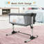 Lariviere Baby Bedside Crib with Mattress