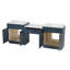 Meuble-lavabo double 91 po avec comptoir en quartz 91 po-353230084