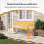 Banc d'extérieur en métal 50 po (7 couleurs disponibles)-139236067