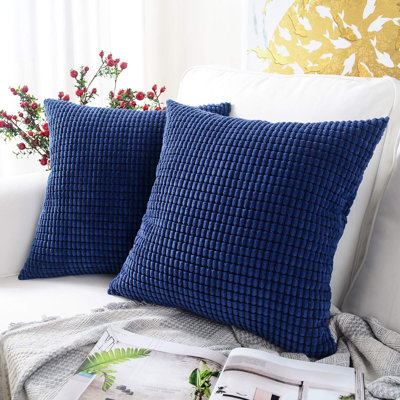 Ensemble de 2 housses de coussin décoratif seulement - Housses de coussin décoratif 20 po x 20 po