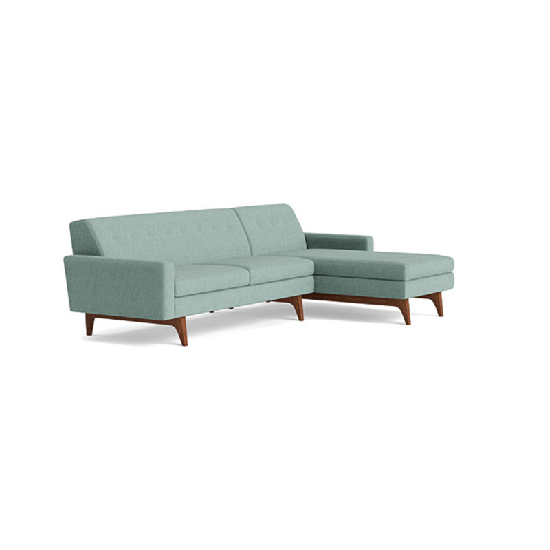 Tyler Chaise Sectional, Performance Weave - Spa, Right Hand Facing