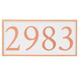 Serif 1-Line Wall Address Plaque