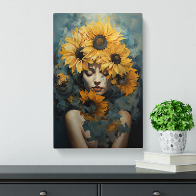 Sunflower Contemporary - No Frame Print