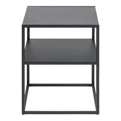 45 cm W Steel Bedside Table