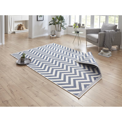 Flatweave Blue Rug