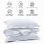 Ensemble de couvre-lit en microfibre embossée - Ensemble de literie moderne et léger avec taies décoratives-122584921-122058469