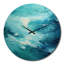 Chandre - Horloge murale paysage abstrait-1204388352