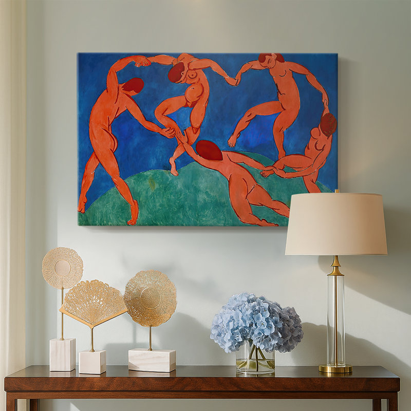 La danse (La Danse) - Henri Matisse - Toile tendue avec châssis - 1910, 18 x 27