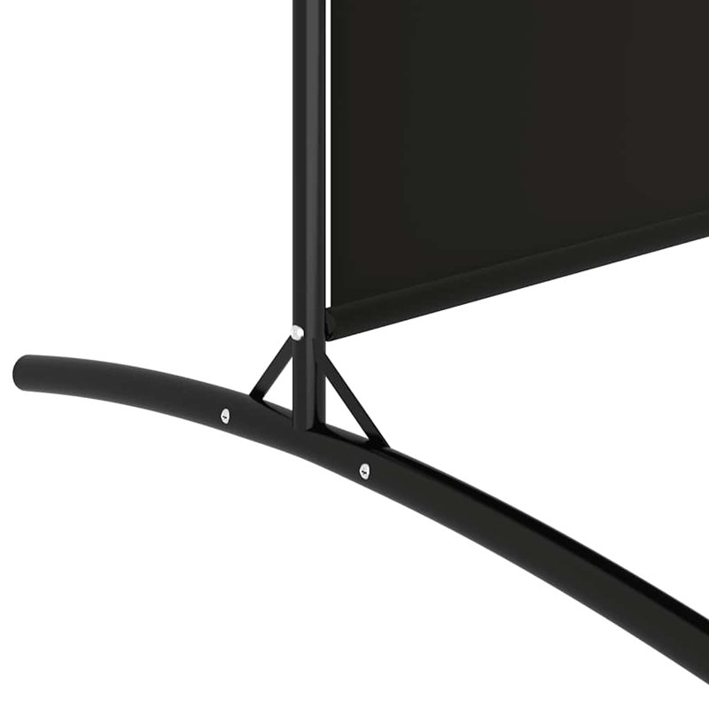 Cloison pliante Alaw H 70,9 po, Noir, 4