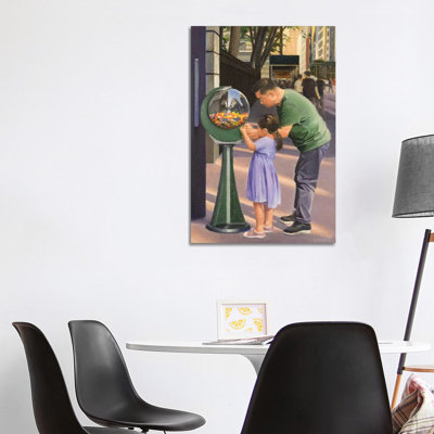 Gumball Machine 1 Piece Wrapped Canvas Wall Art