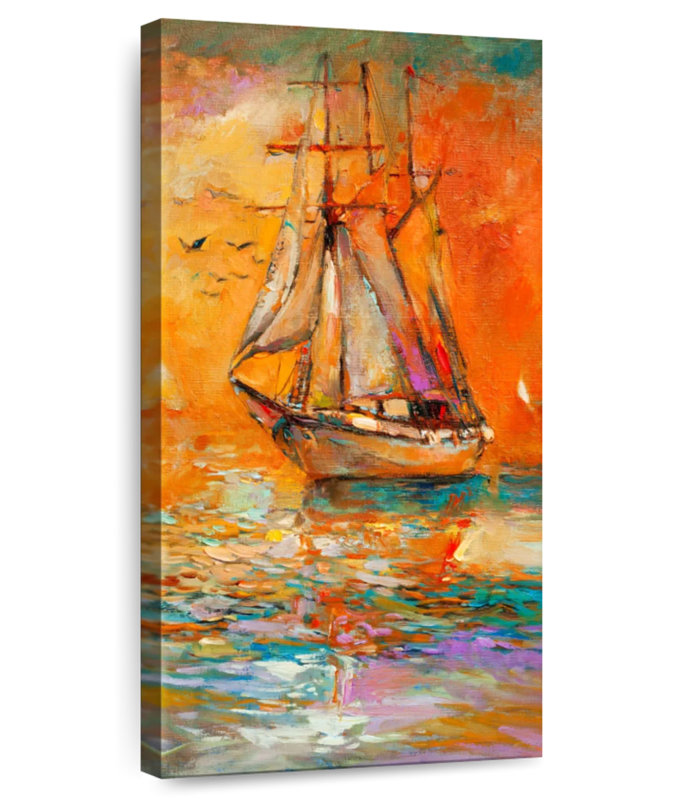 Atlantic Sailboat, 24" H x 12" W