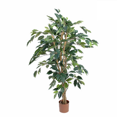 110cm Faux Ficus Tree in Pot