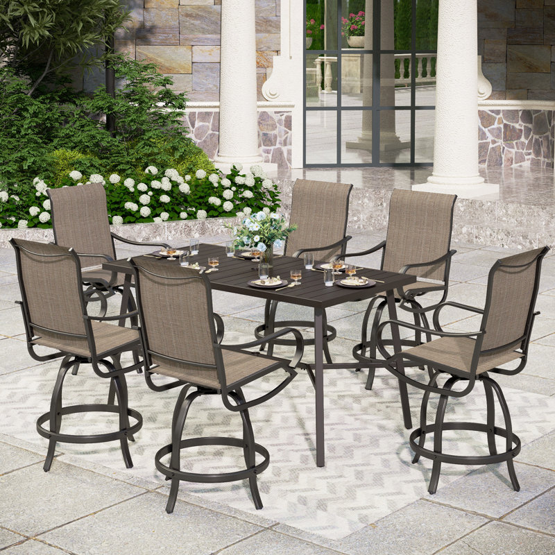 6- Person Rectangular Outdoor Dining Set