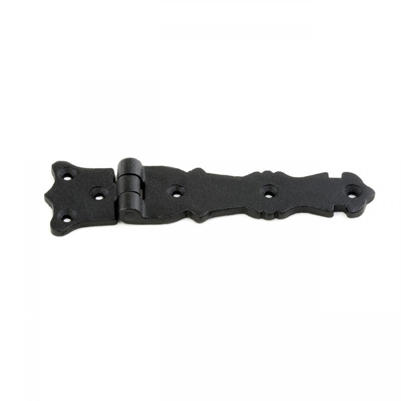 Fleur De Lis Wrought Iron Strap Hinge