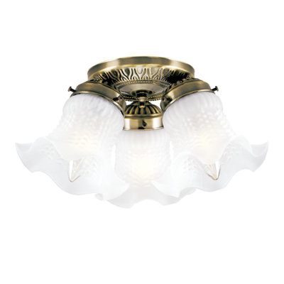 Plafonnier encastré 3 lumières 11 po Mcghee
