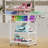 46.5'' x 19.7'' Foldable Sewing Table with Wheels