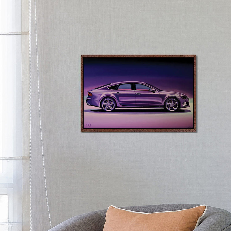 Audi RS7 2013 by Paul Meijering - Floater Frame Print on Canvas