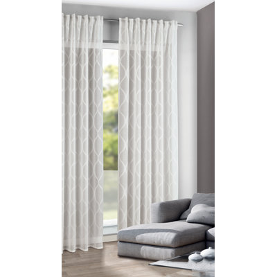 Demeko Sheer Curtain Single Panel