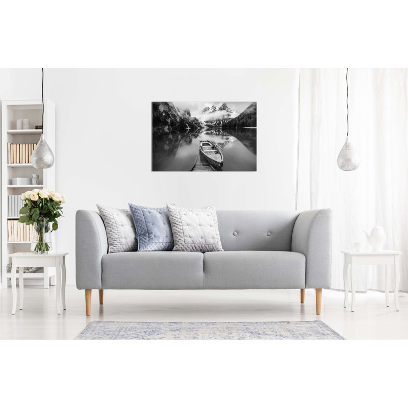Lake Braies - Wrapped Canvas Art Prints, 51cm H x 76cm W
