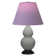 Petite lampe d'appoint à double gourde
