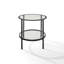 Table de bout en verre avec rangement Eiffe-211483047