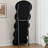 Flannel Full Length Wavy Rose Floor Mirror with Stand for Bedroom and Living Room, Durable and Stylish-1414564325