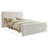 Sloan Sadete Upholstered Platform Bed-94491317-94491315