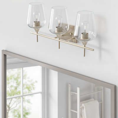 Emliviar 3-Light Vanity Light Fixture - Modern Bathroom Light Fixtures