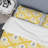 Yellow Flower Ikat Pattern Ikat Duvet Cover-281156762