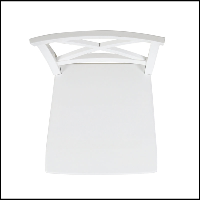 Ensemble de 2 chaises de ferme, Blanc