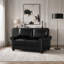 Causeuse en similicuir avec accoudoirs ronds et rangement-1348190626-1348190652
