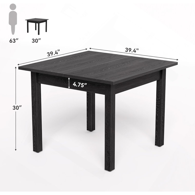 Table de cuisine de taille moyenne, table de salle à manger carrée, table d'esthétique